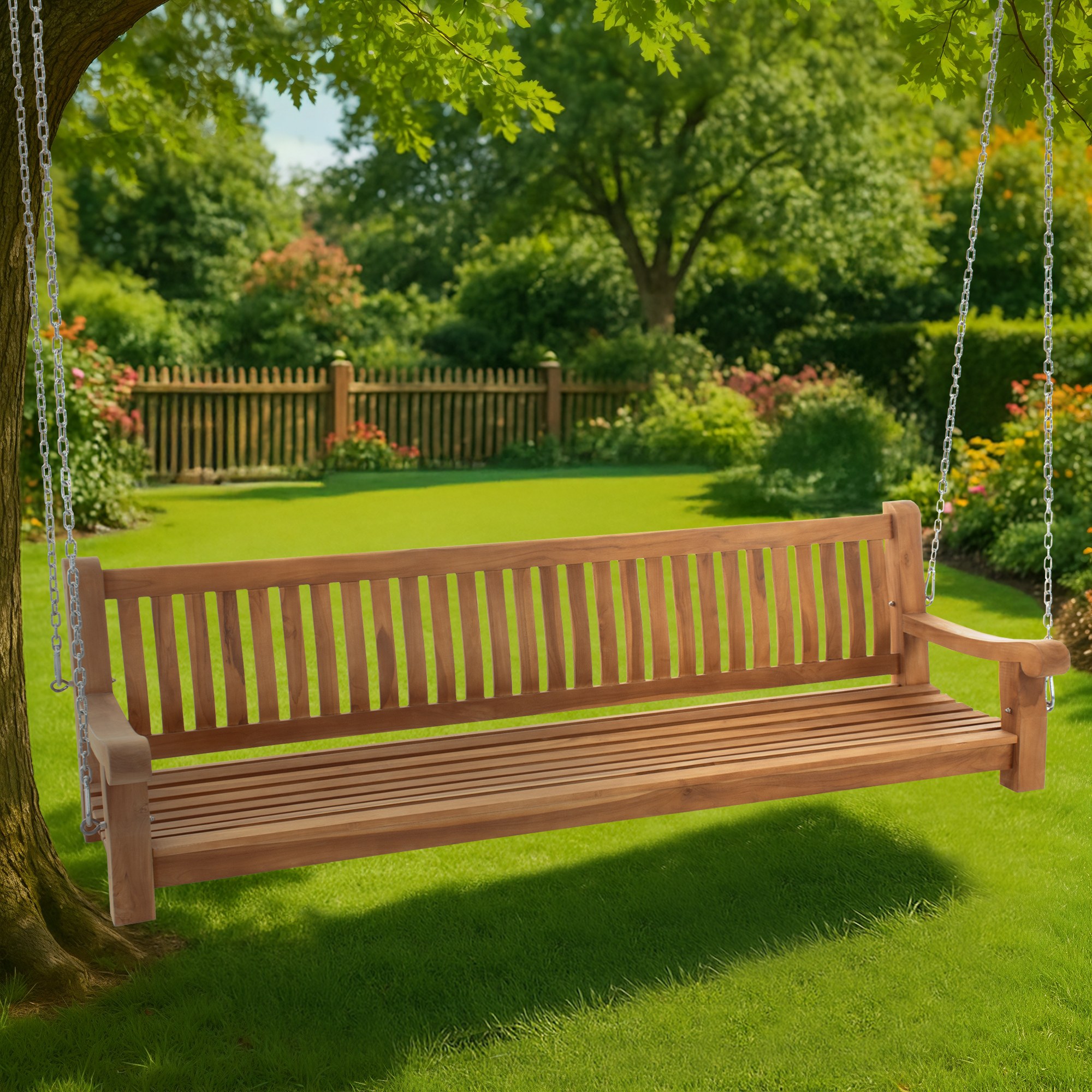 Gyngebænk Joyce 220 cm - Teak