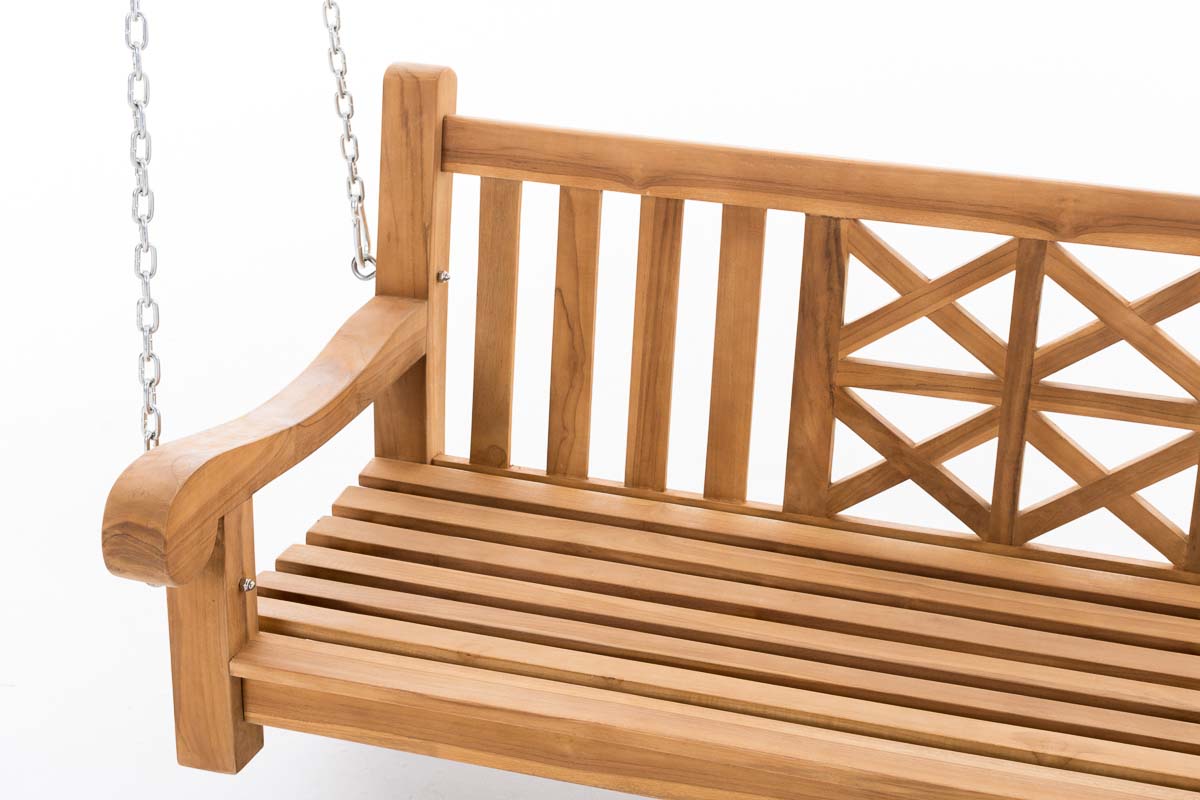 Gyngebænk Gården 180cm - Teak - Billede 6