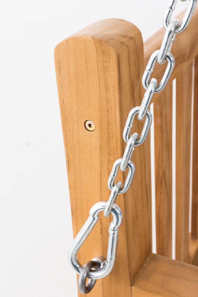 Gyngebænk Gården 180cm - Teak - Billede 7