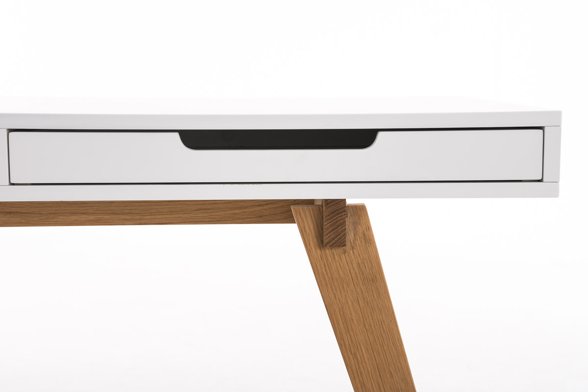Skrivebord Porto V2 110cm Hvid - Billede 6