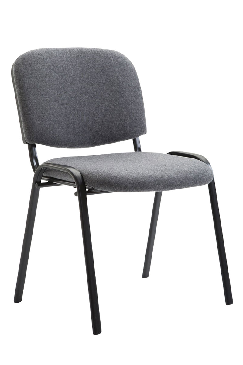 Stabel stol Ken Stof 12 stk. sæt Grå - Billede 3