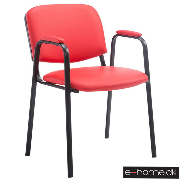 stabelstol_Ken-Pro_Kunstlæder_Rød_151796005_e-home