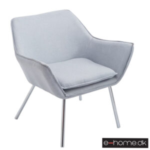 Lounger Caracas metal ben grå stof 17994055_e-home_TITEL