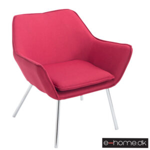 Lounger Caracas metal ben rød stof 1799440_e-home_TITEL