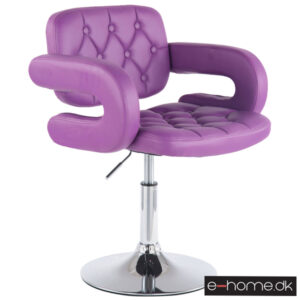 Lounger Dublin kunstlæder lilla 308203_e-home_TITEL