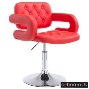 Lounger Dublin kunstlæder rød 308209_e-home_TITEL
