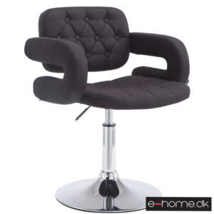 Lounger Dublin stof sort 308242_e-home_TITEL