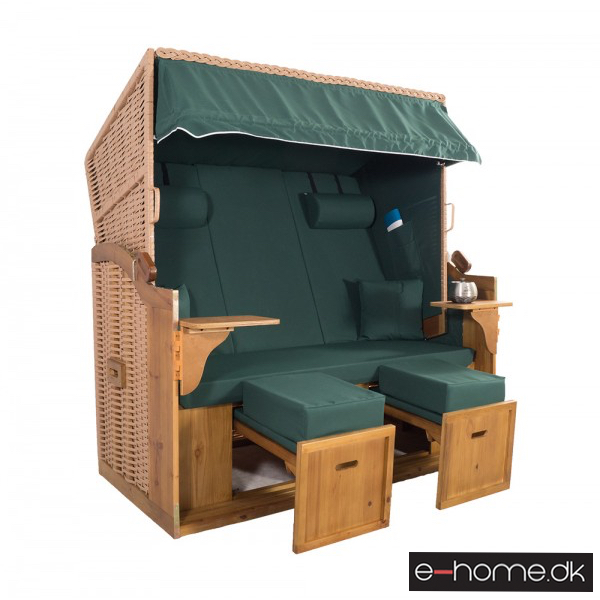 Strandkurv Model Sylt XXL Grøn Natur e-10616_e-home