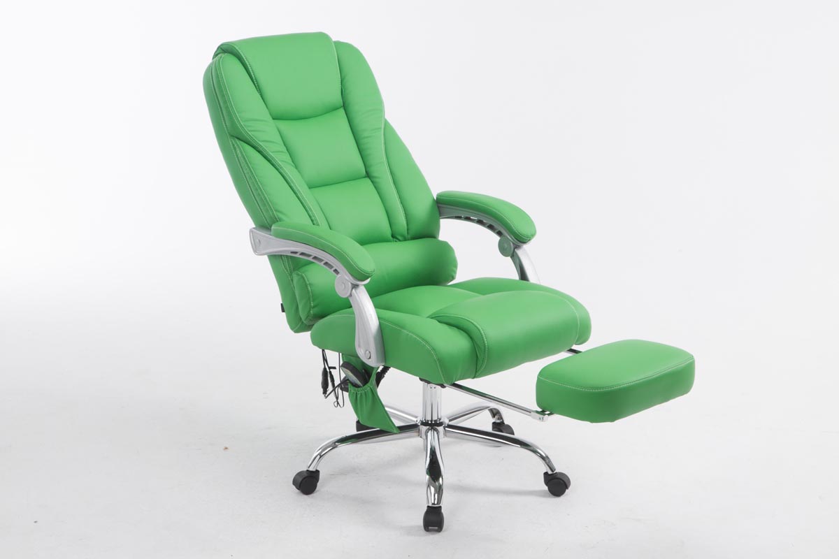 Kontorstol Pacific - Massage - Kunstlæder - Grøn - Billede 4