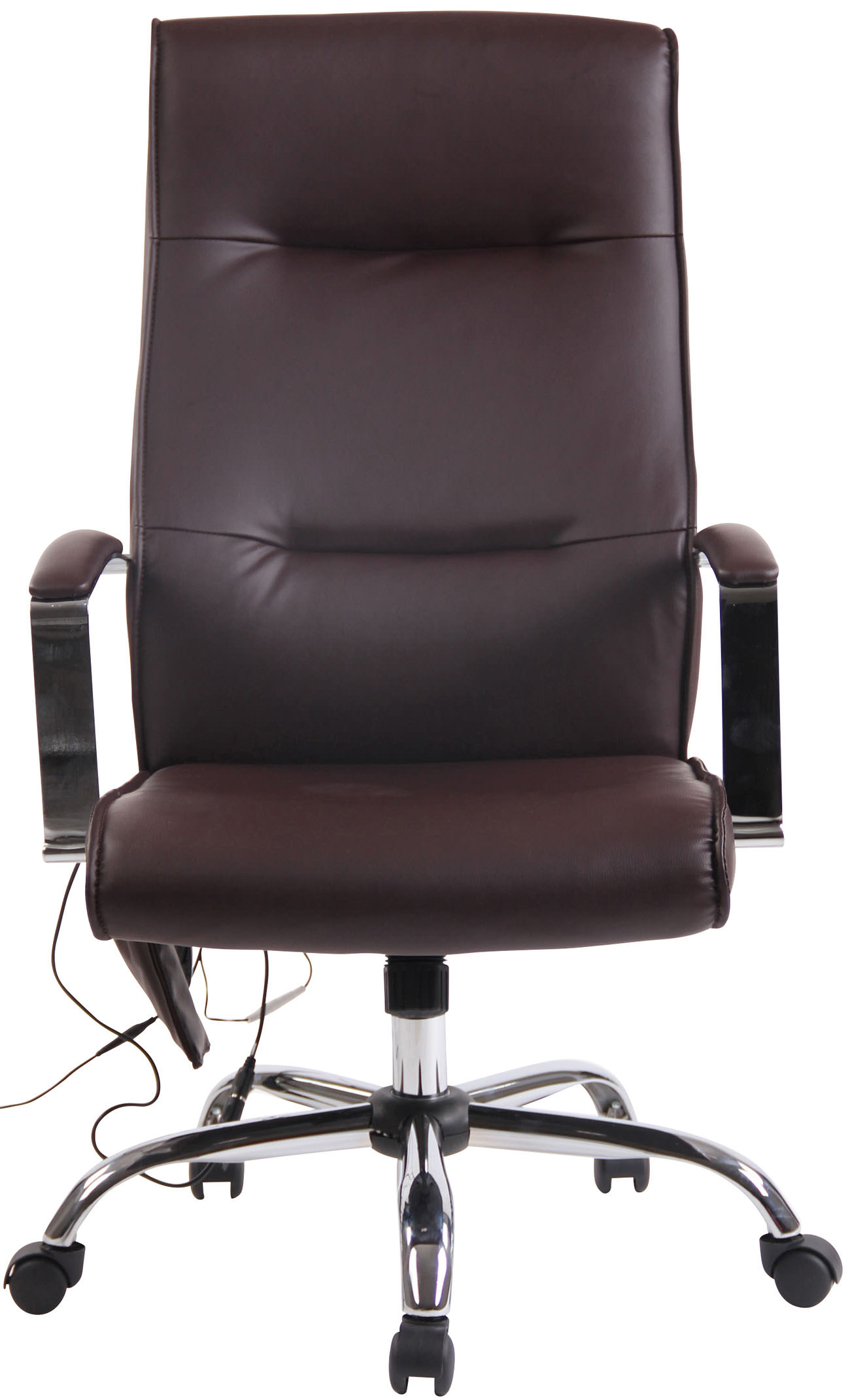 Kontorstol Portland - Massage - Kunstlæder - Brun - Billede 3