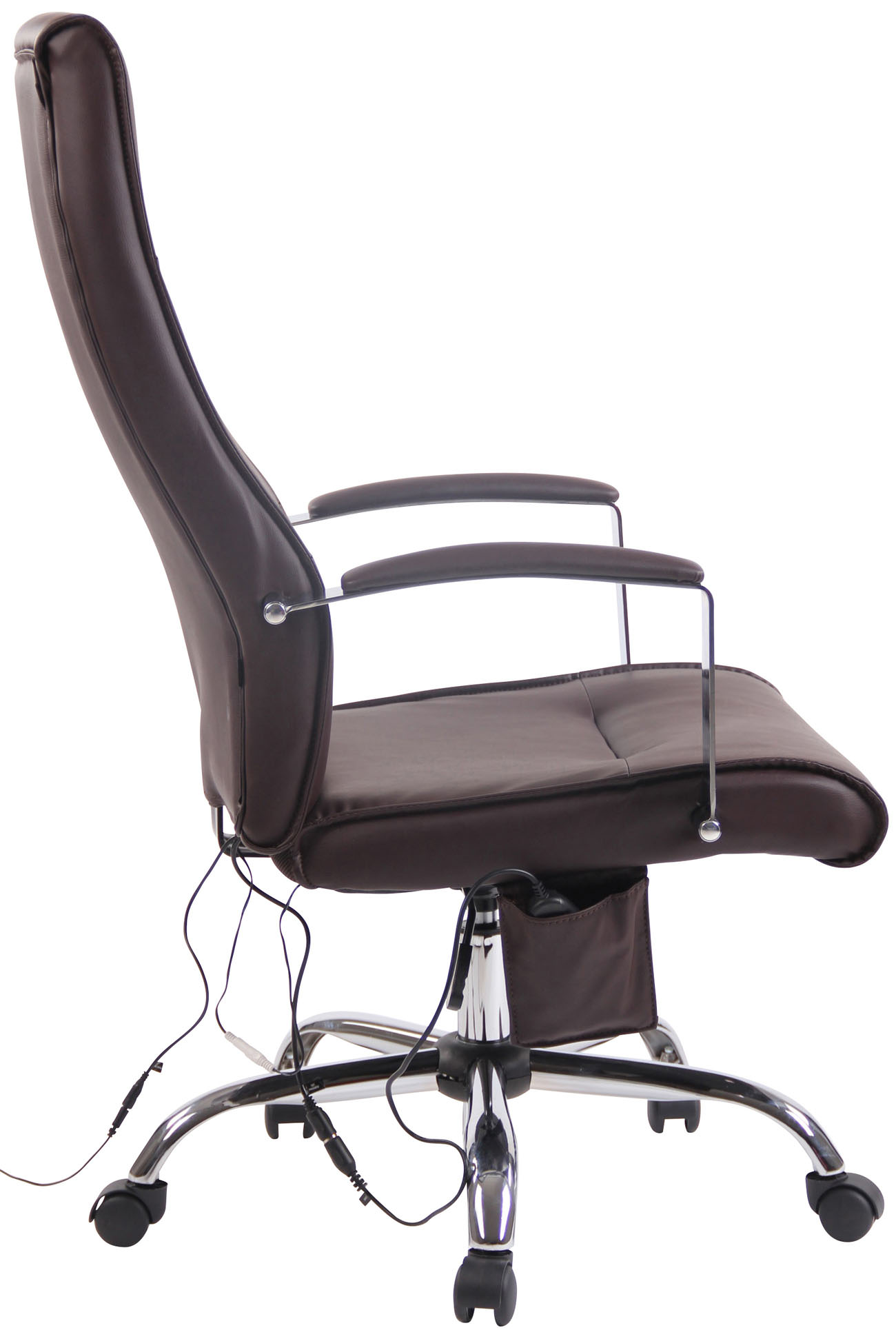 Kontorstol Portland - Massage - Kunstlæder - Brun - Billede 4