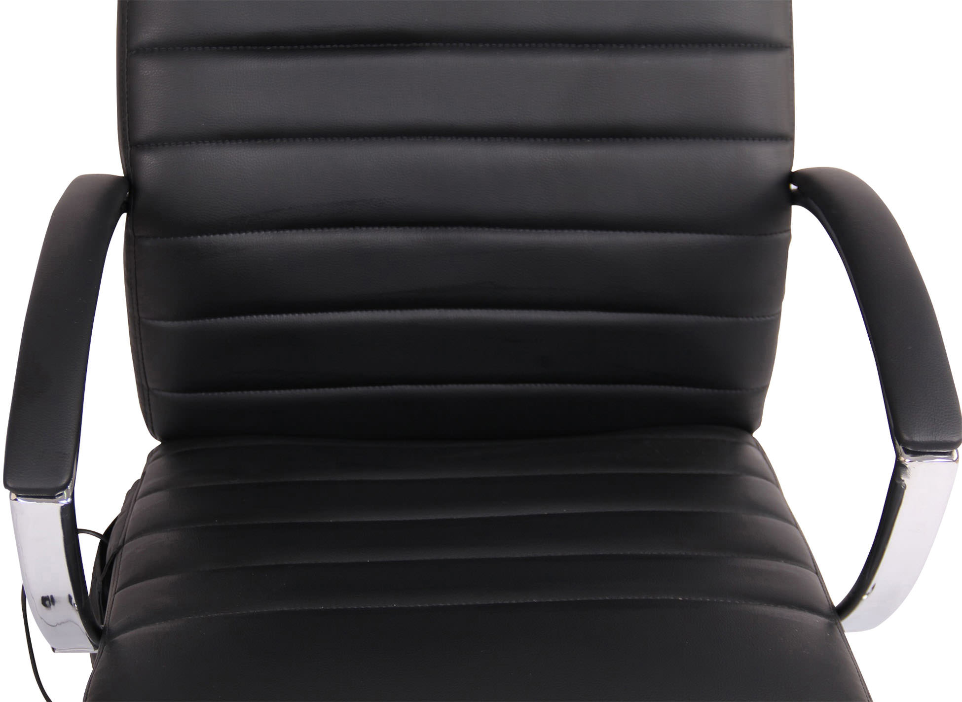 Kontorstol Valais - Massage - Kunstlæder - Sort - Billede 7