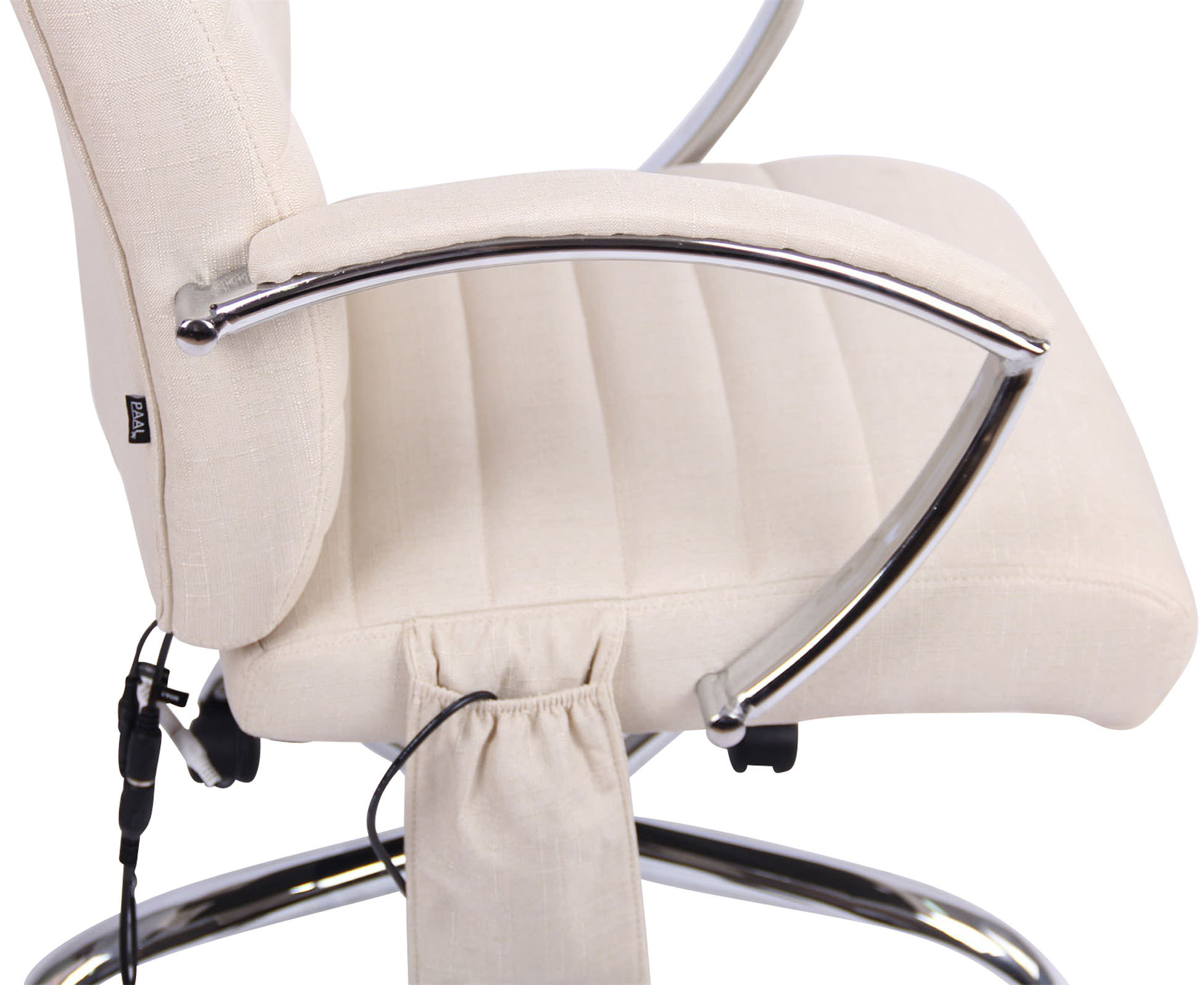 Kontorstol Valais - Massage - Stof - Creme - Billede 8