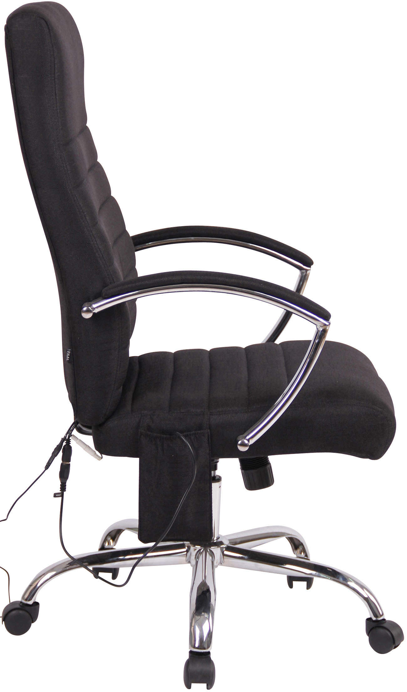 Kontorstol Valais - Massage - Stof - Sort - Billede 4