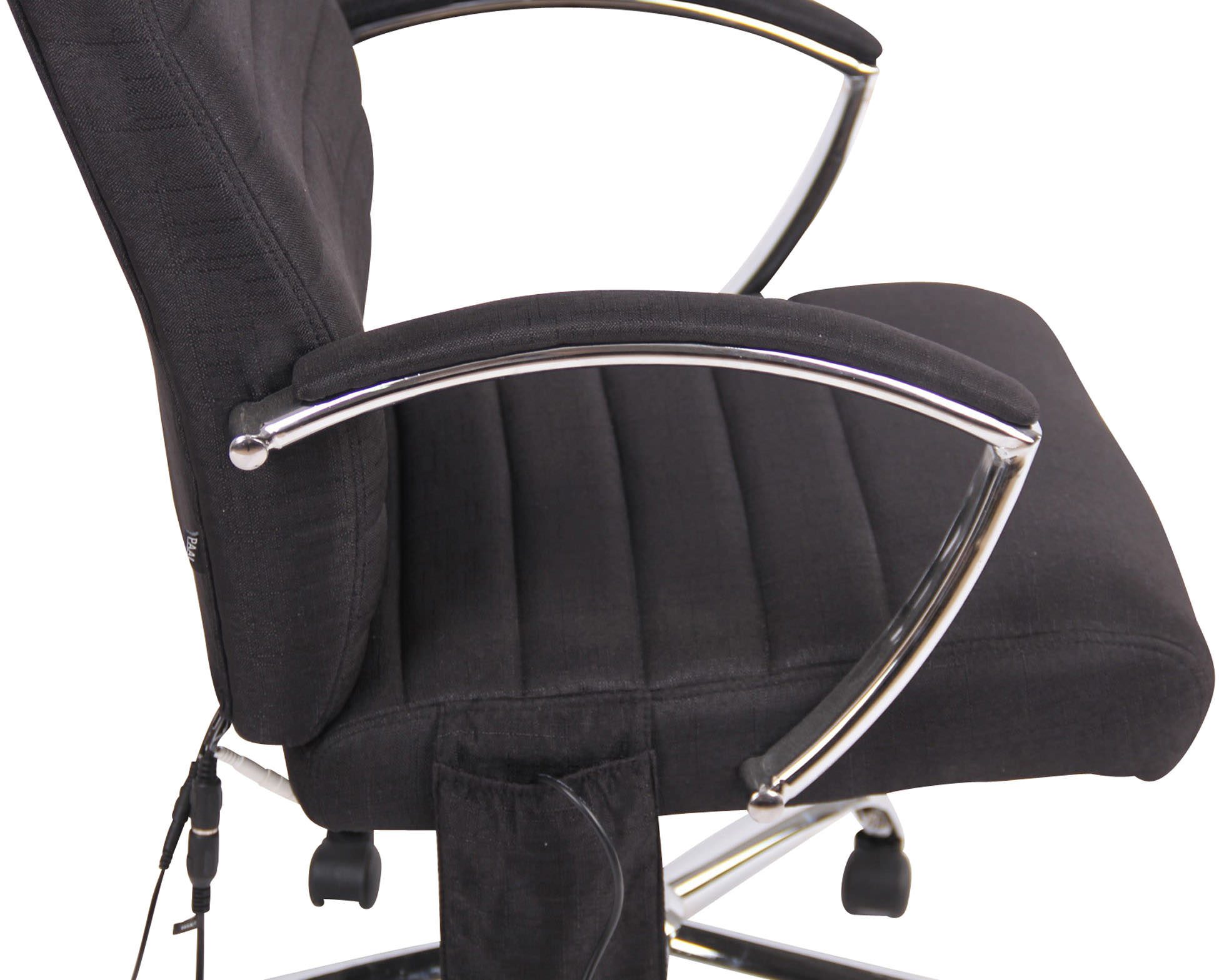Kontorstol Valais - Massage - Stof - Sort - Billede 8