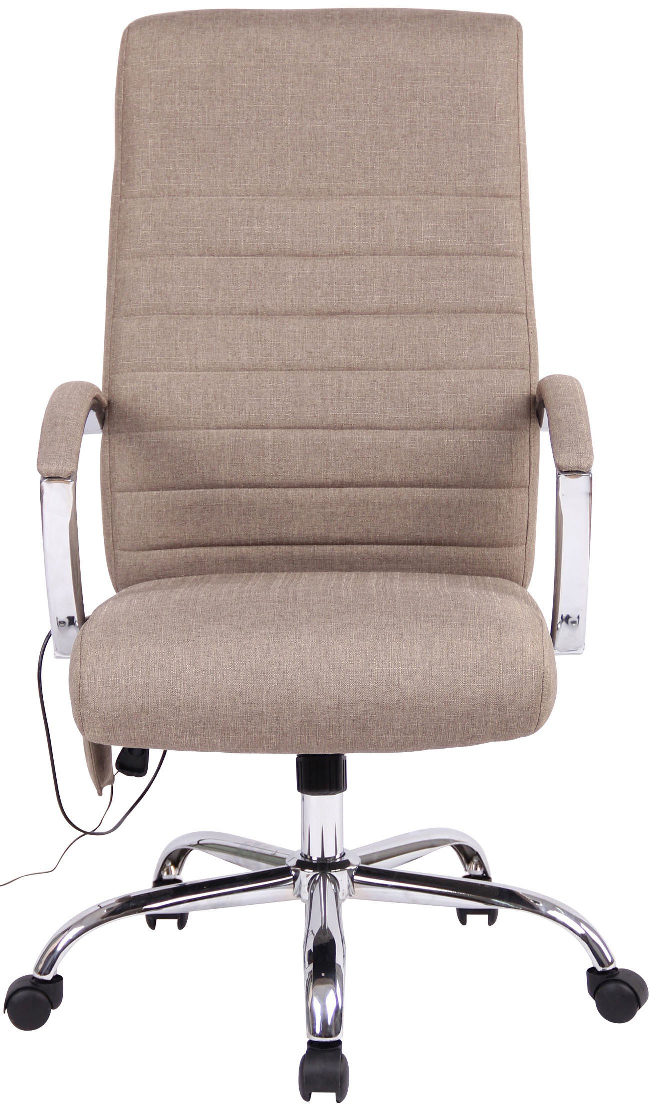 Kontorstol Valais - Massage - Stof - Taupe - Billede 3