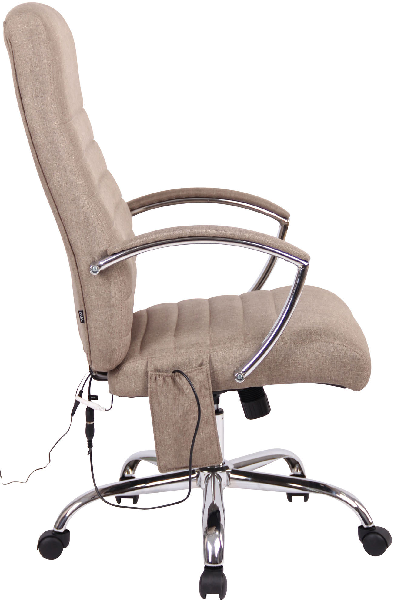 Kontorstol Valais - Massage - Stof - Taupe - Billede 4