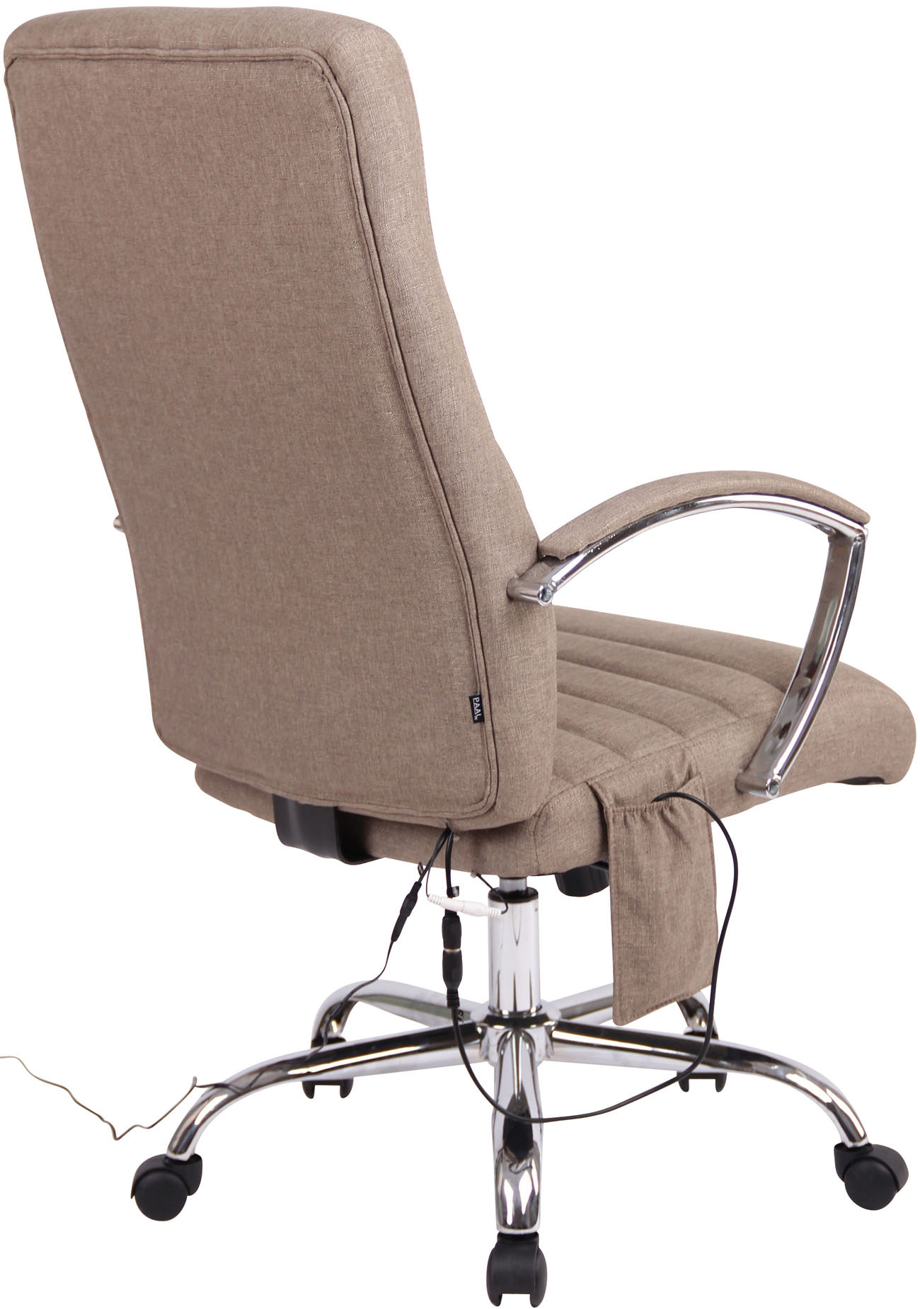 Kontorstol Valais - Massage - Stof - Taupe - Billede 5