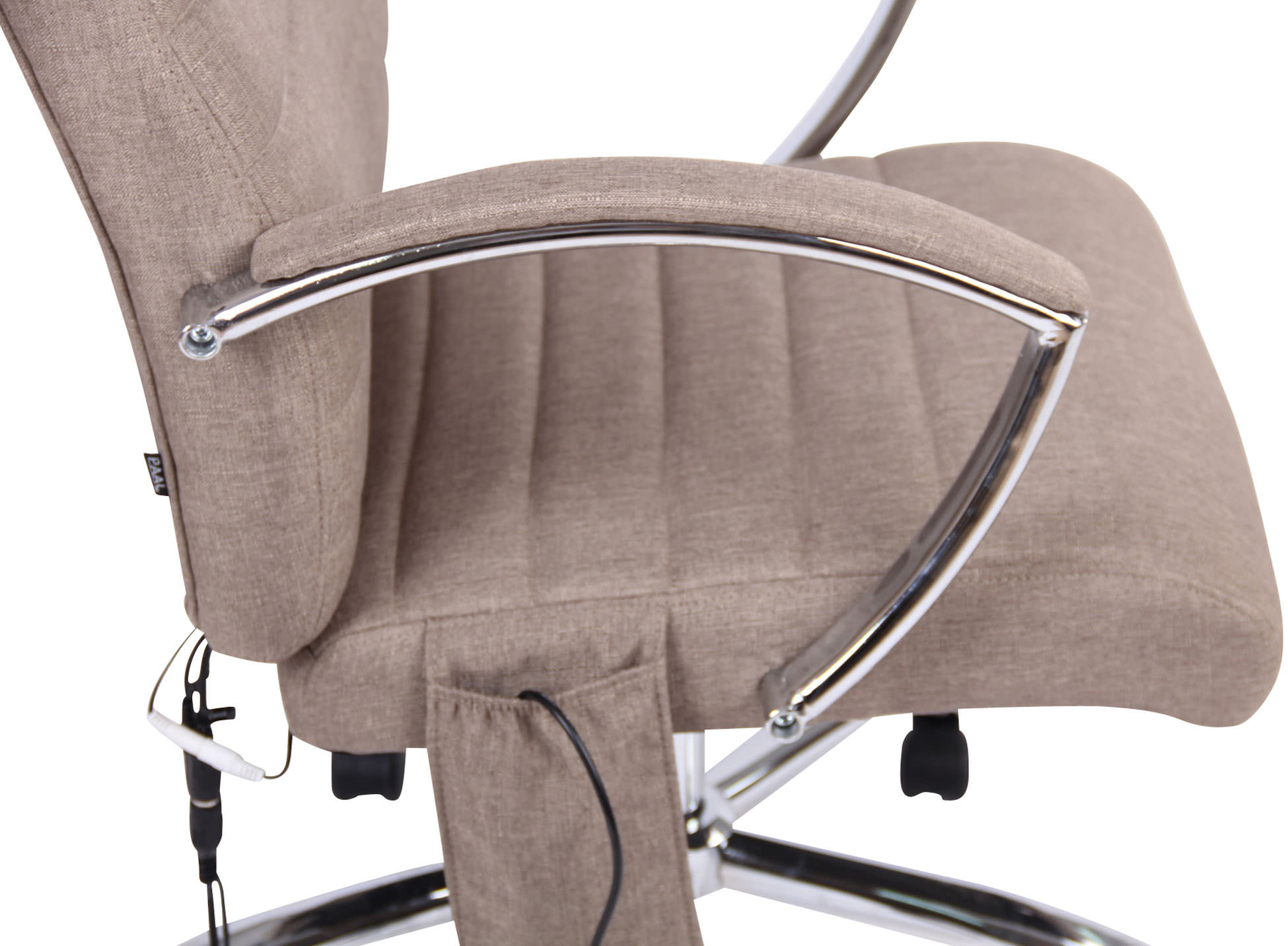 Kontorstol Valais - Massage - Stof - Taupe - Billede 8