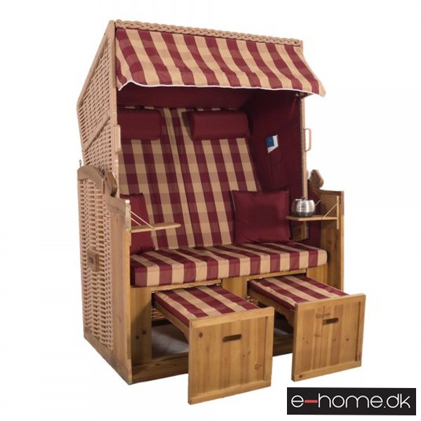 Strandkurv model Anholt - 2 sæder - Natur - e-11338 - Rød tern_e-home_TITEL