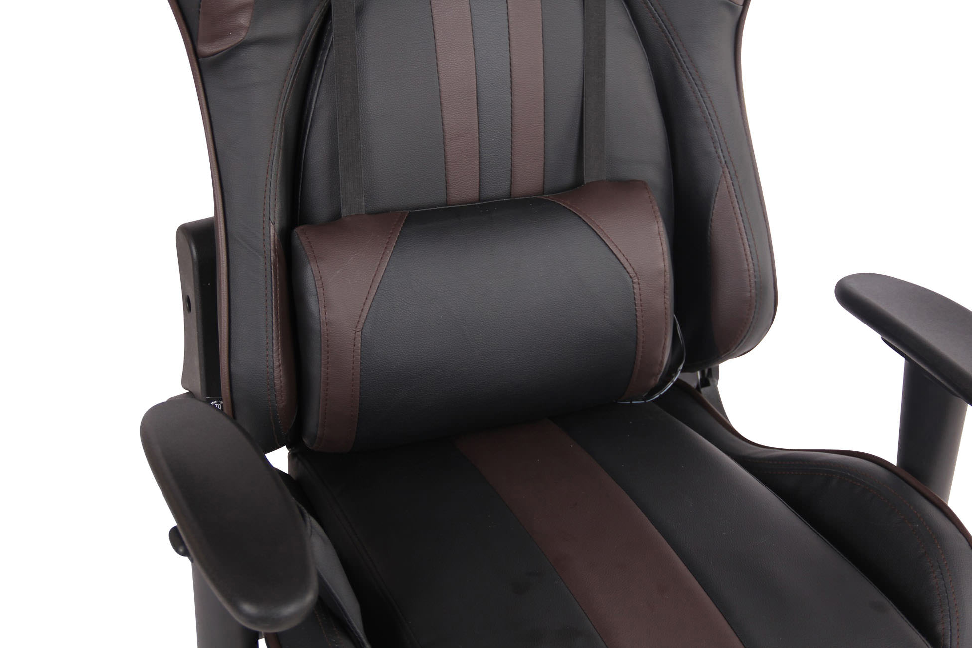 Gamerstol med massage Kunstlæder Brun-Sort_192609864_e-home_06