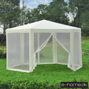 Havepavillon - 3-9x3-9 m - Creme - 84C-044CW - e-home_TITEL