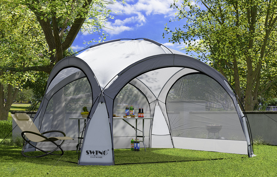 LED Event pavillon – XXL – DomeShelter - Lyserød - Billede 4