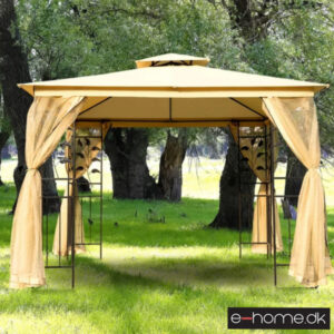 Luksuspavillon - 3x3 m - Beige - 01-0874 - e-home_TITEL