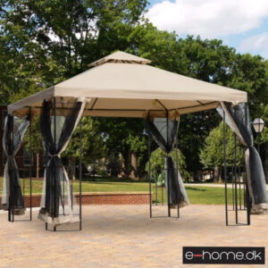 Luksuspavillon - 3x3 m - Beige - 84C-128 - e-home_TITEL