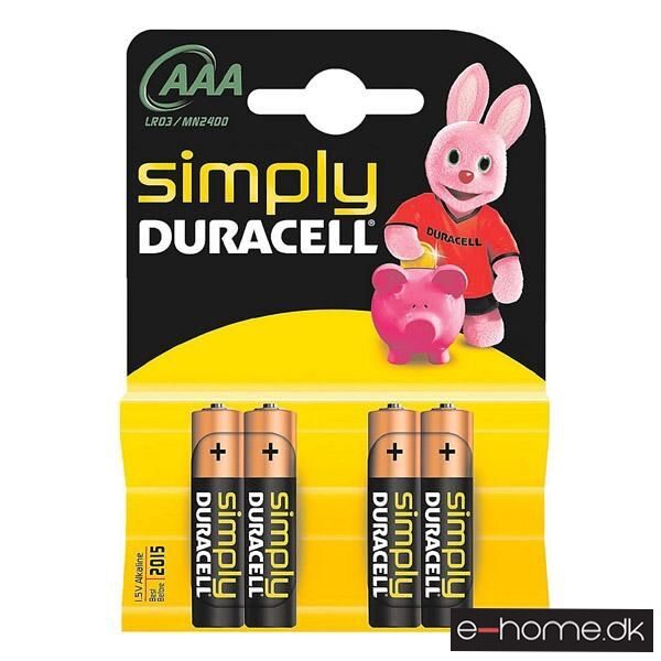 Duracell Simply Micro AAA 4stk_e-home_TITEL