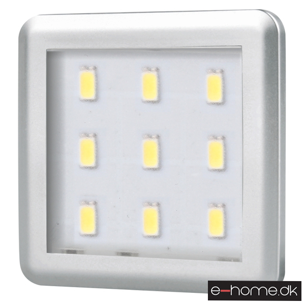 SQUARE 3 LED 2,5W SORT NEUTRAL