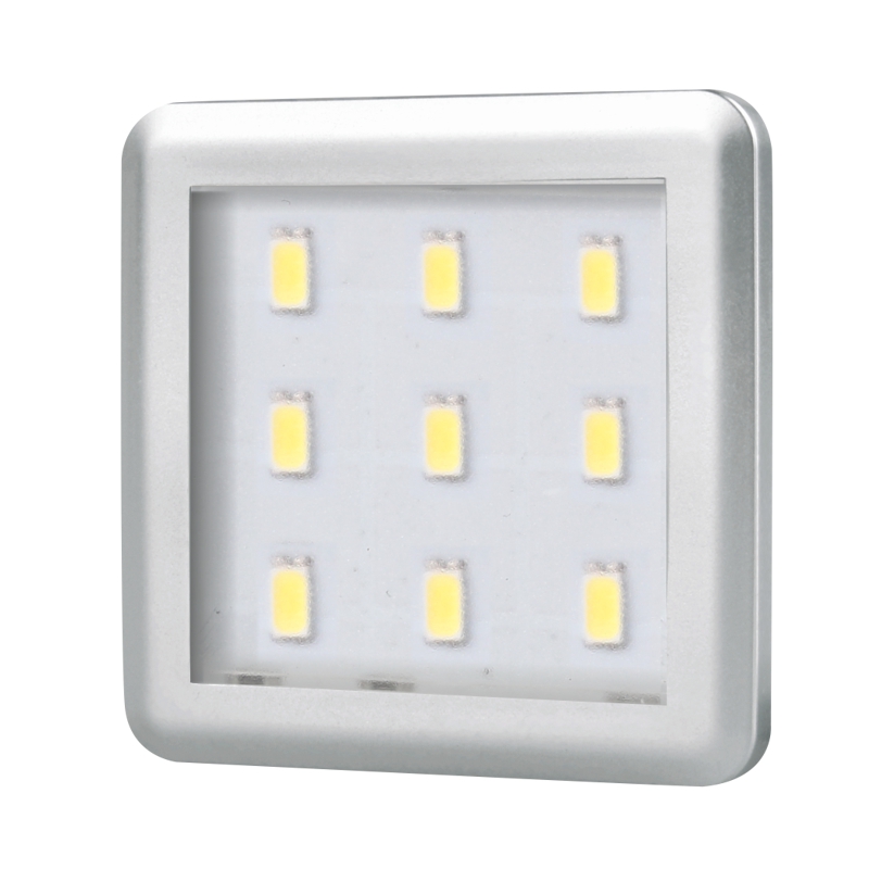 SQUARE 3 LED 2,5W SORT KOLD - Billede 2