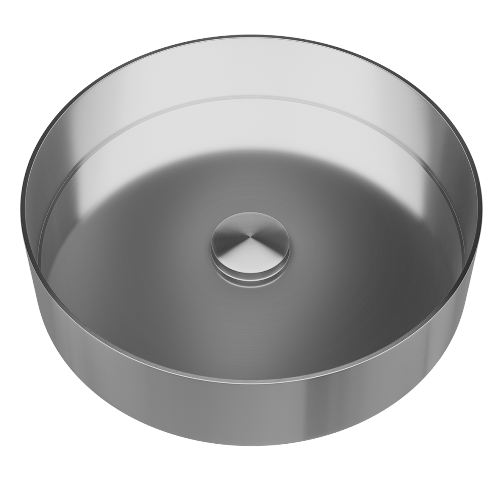 politik Statistisk Centimeter Primy Steel Rare R håndvask ø37,5 cm., rustfrit Stål · e-home