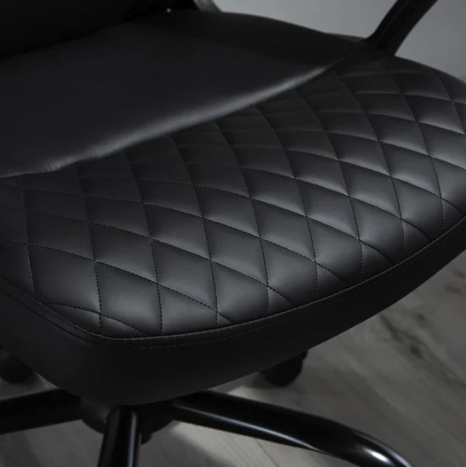 Kontorstol med massage - Syntetisk læder - sort - Billede 11