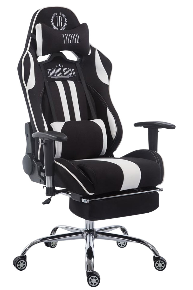 Gamerstol V2 Limit Hvid stof - Billede 2