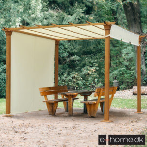 Pergola pavillon overdækket