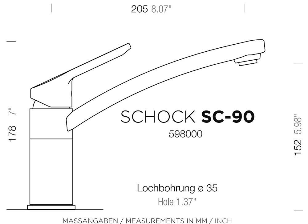 SCHOCK SC-90 - drejelig tud - Alpaca - Billede 2