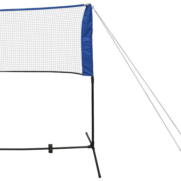 Badmintonsæt med net og fjerbolde 300 x 155 cm - Billede 5