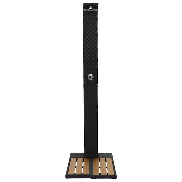 Udendørs bruser i polyrattan med WPC-gulv - Billede 4