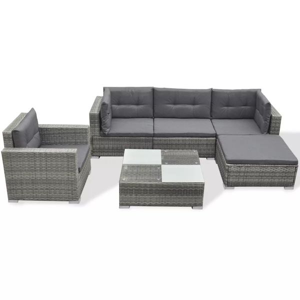 Loungesæt, grå - Billede 2