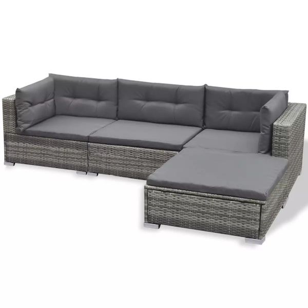 Loungesæt, grå - Billede 5