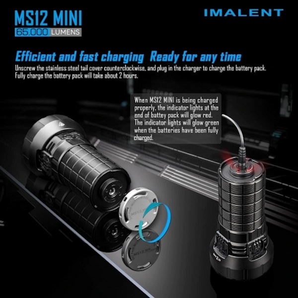 IMALENT MS12 MINI 65000 Lumen - Billede 9