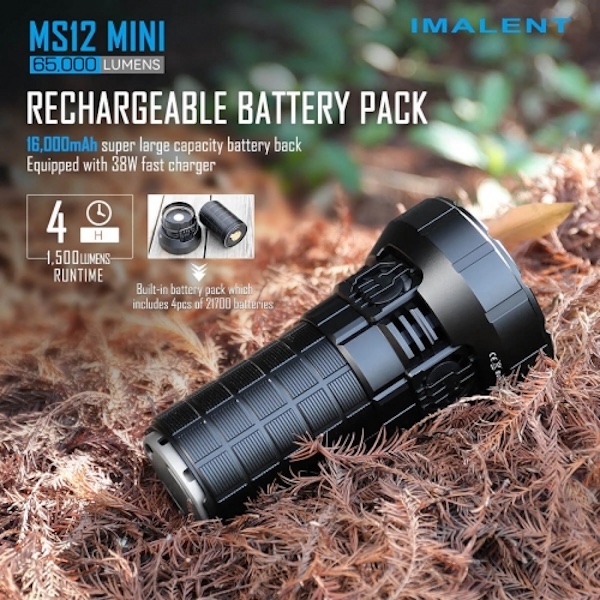 IMALENT MS12 MINI 65000 Lumen - Billede 8