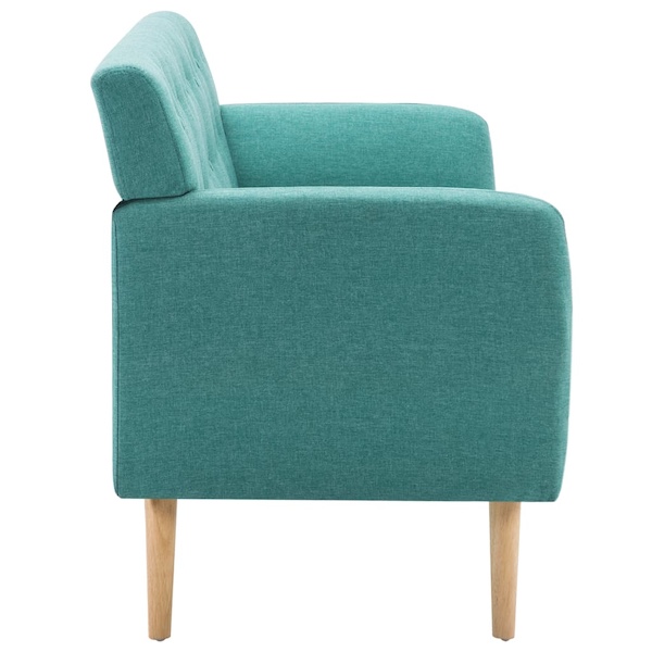 3-personers sofa 172x70x82 cm stofbetræk grøn - Billede 6