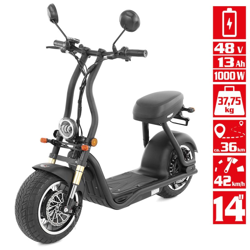 E-Scooter Cocis Mini Black - Billede 2