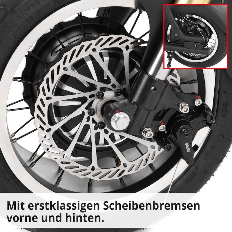 E-Scooter Cocis Mini Black - Billede 3