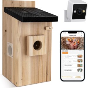 Fuglehus med wifi kamera, redekasse, fuglekasse
