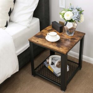 Industrielt sidebord med gitter