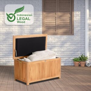 Odessa teaktræ hyndeboks - 120 cm