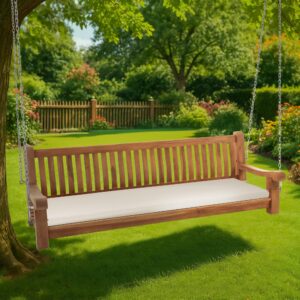 Gyngebænk Joyce V2, 200 cm, teaktræ+hynde